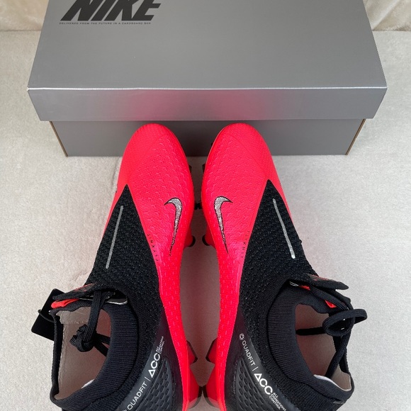 Nike Phantom Vision 2 Elite DF FG Crimson Soccer - Picture 5 of 13
